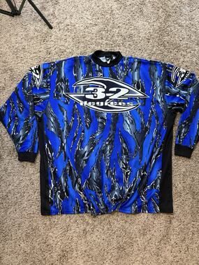 VINTAGE 32 Degrees Racing Motocross Dirt Bike Jersey Men's 3XL